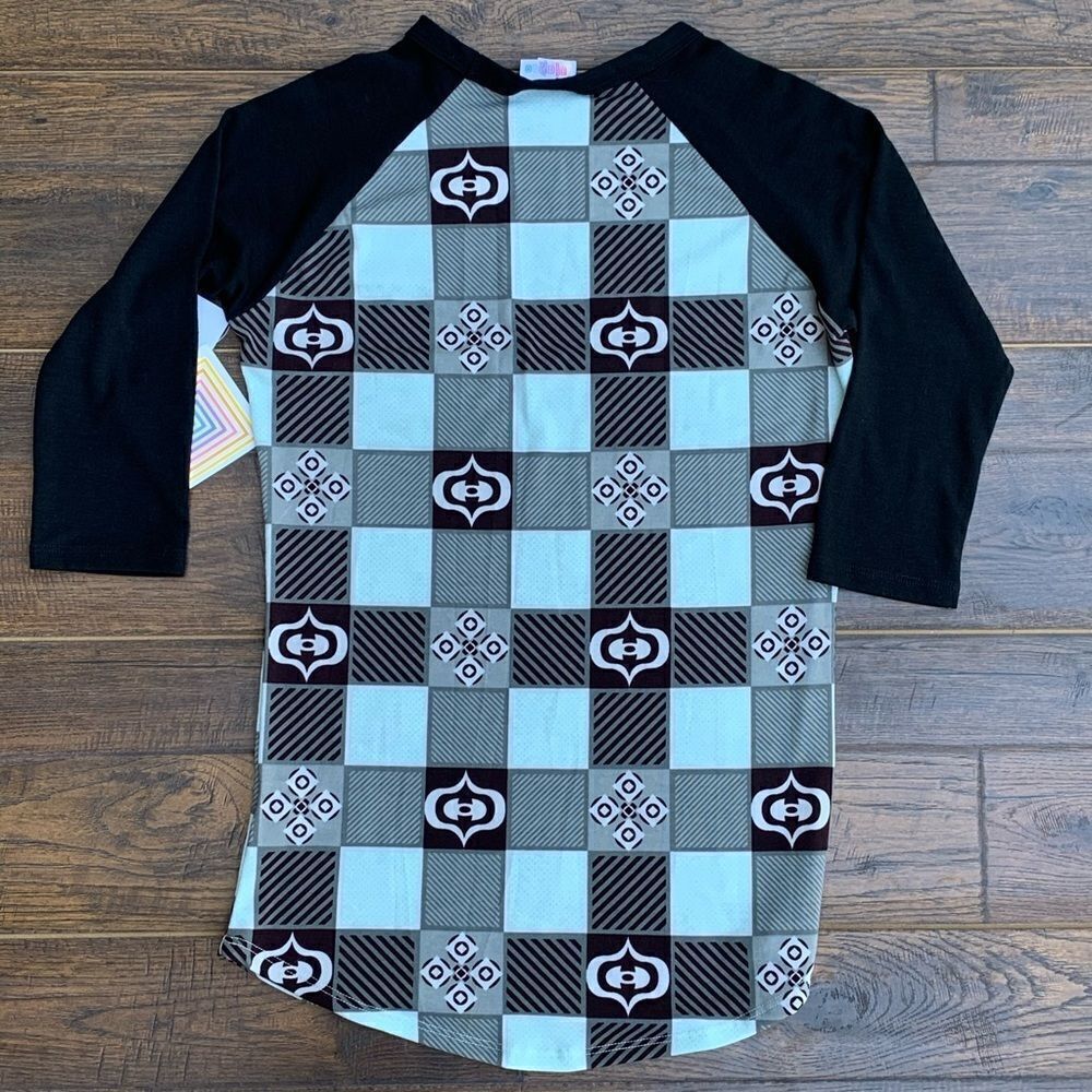 LulaRoe‎ Randy Checkerboard Print Shirt Size XXS - Picture 6 of 6